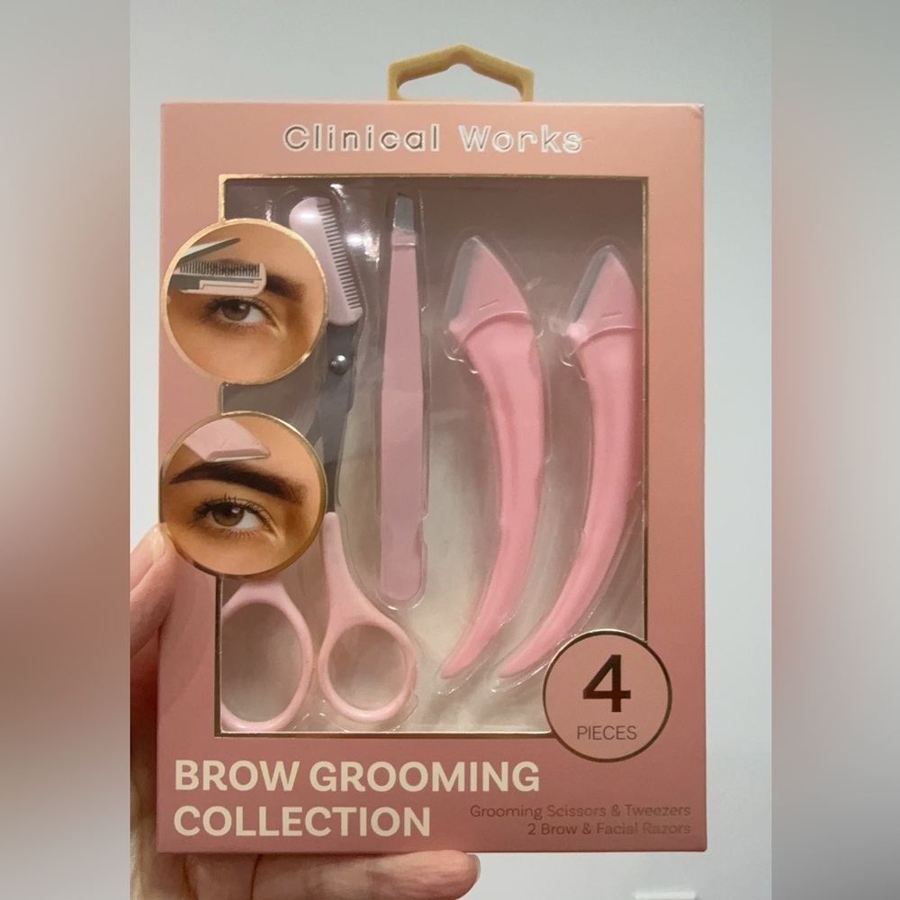 New Clinical Works 4-piece brow grooming collection